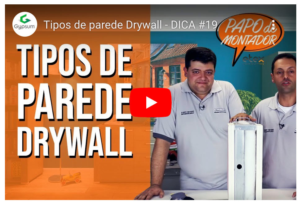 Tipos de paredes Drywall